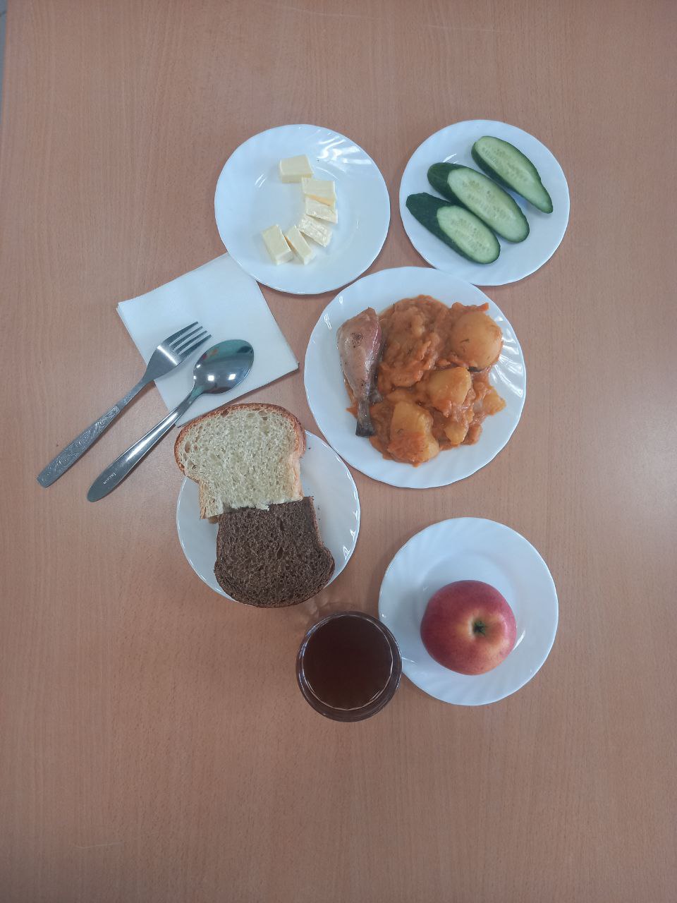 Завтрак для начальных классов - пятница